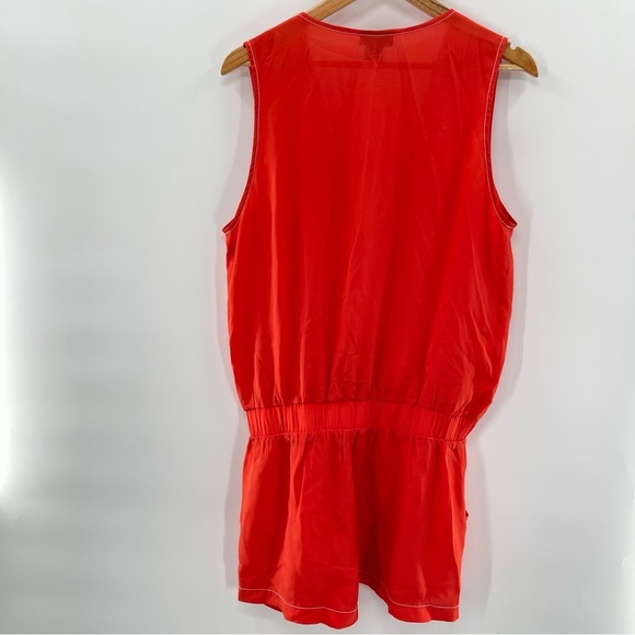 Marc by Marc Jacobs Silk Beach Romper Swim Cover Size Large - Picture 10 of 12